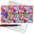 3D Lenticular Checkbook Cover (Flowers)